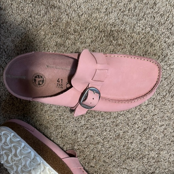 Birkenstock Kids Pink Loafers - Picture 3 of 4